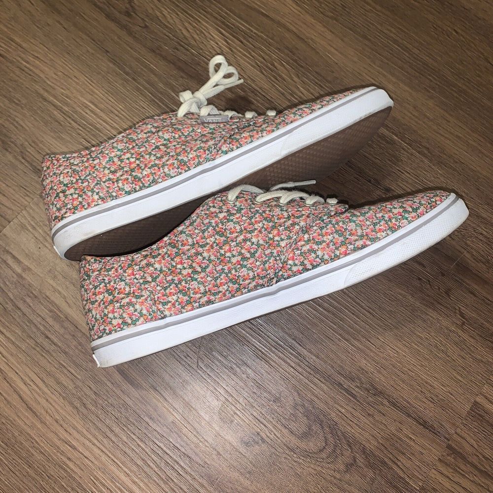 VANS Womens Multicolor Floral 500714 Canvas Low Top Lace Up Sneaker Size 9.5 - Picture 6 of 7